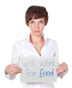 will work for food